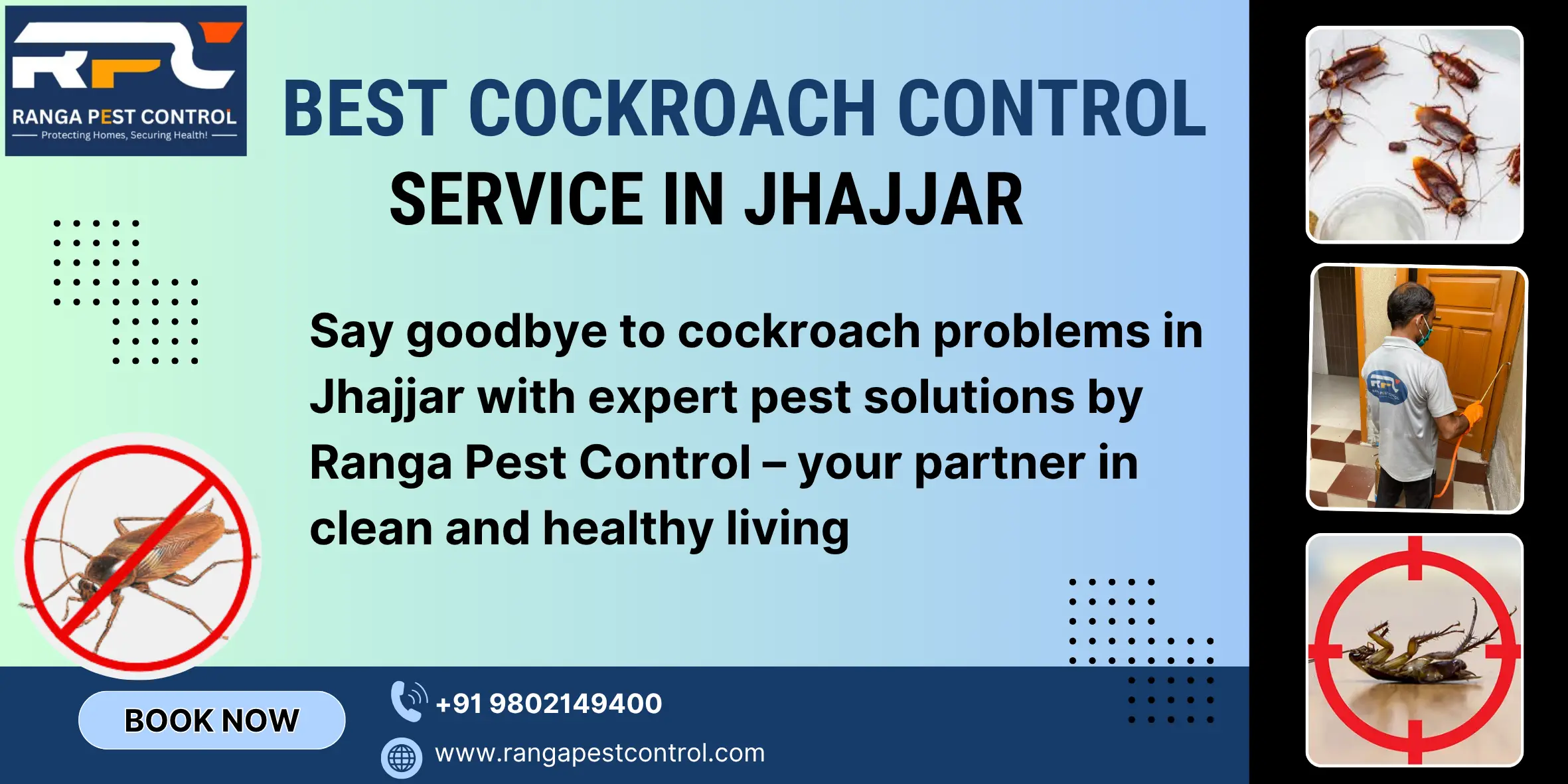 Best Cockroach Control Service in Jhajjar