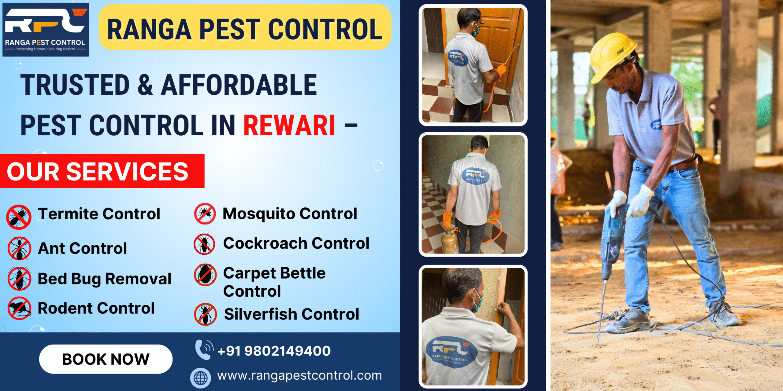 Pest Control in Rewari